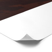 Woestijnlandschap Sunset Poster (Hoek)