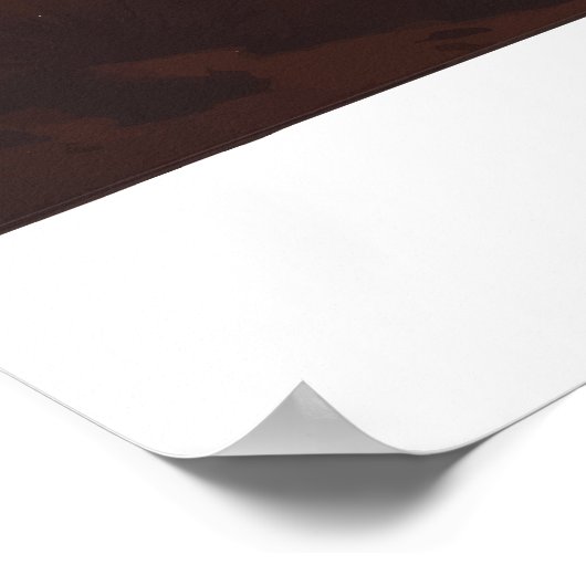 Woestijnlandschap Sunset  Poster (Hoek)