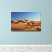 woestijnlandschap van Namib bij Sossusvlei, Canvas Afdruk (Insitu (Houten vloer))