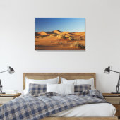 woestijnlandschap van Namib bij Sossusvlei, Canvas Afdruk (Insitu (Slaapkamer))