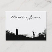 Woestijnlandschap Visitekaartje (Voorkant)