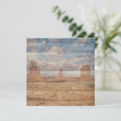 Woestijnlandschap Zandstenen Buttes En Hemelse Luc Kaart (Staand voorkant)