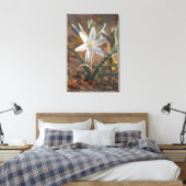 Woestijnlelie-wildbloemen Canvas Afdruk (Insitu (Slaapkamer))