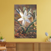 Woestijnlelie-wildbloemen Canvas Afdruk (Insitu (Woonkamer))