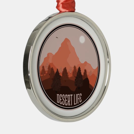 Woestijnleven Metalen Ornament (Rechts)