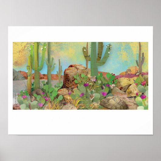 Woestijnleven Poster (Voorkant)