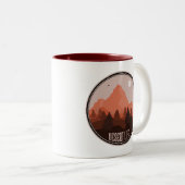 Woestijnleven Tweekleurige Koffiemok (Voorkant rechts)