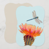 woestijnlibel save the date (Voorkant / Achterkant)