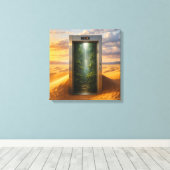 Woestijnlift Canvas Afdruk (Insitu (Houten vloer))