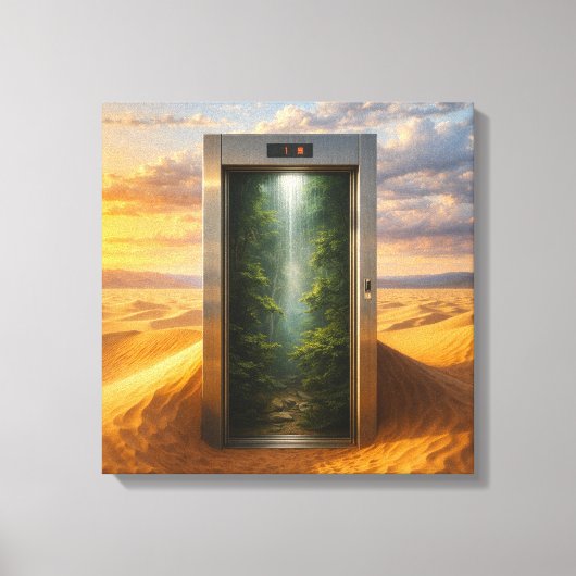 Woestijnlift Canvas Afdruk (Voorkant)