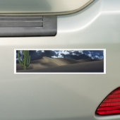 Woestijnmaan Bumpersticker (Op auto)