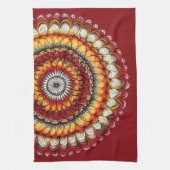 Woestijnmedaillon - Abstract Theedoek (Verticaal)