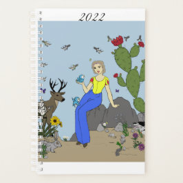 Woestijnmeisje en dieren planner