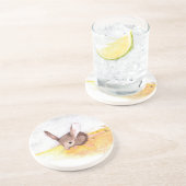 woestijnmuis zandsteen onderzetter (Zijkant)