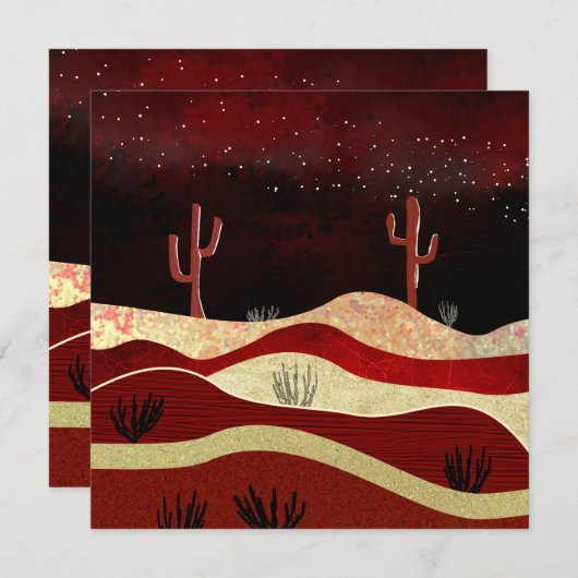 Woestijnnacht (Voorkant / Achterkant)