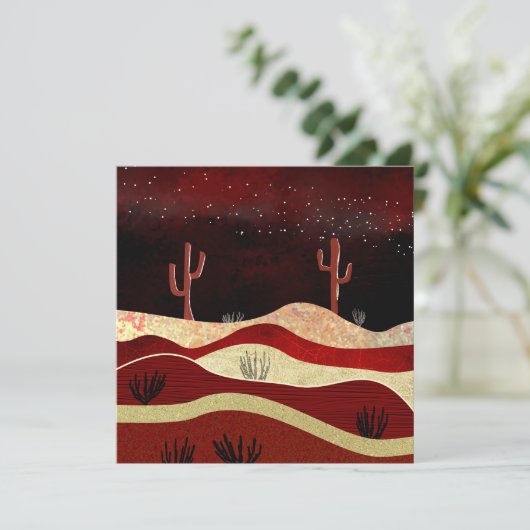 Woestijnnacht (Staand voorkant)