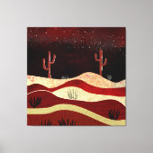 Woestijnnacht Canvas Afdruk (Voorkant)