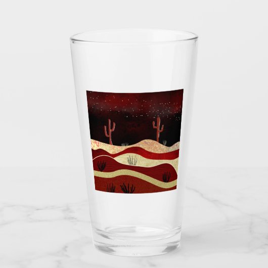 Woestijnnacht Glas (Voorkant)