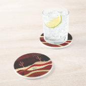 Woestijnnacht Zandsteen Onderzetter (Zijkant)