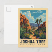 Woestijnoase: Joshua Tree National Park Briefkaart (Voorkant / Achterkant)