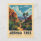 Woestijnoase: Joshua Tree National Park Briefkaart (Voorkant)