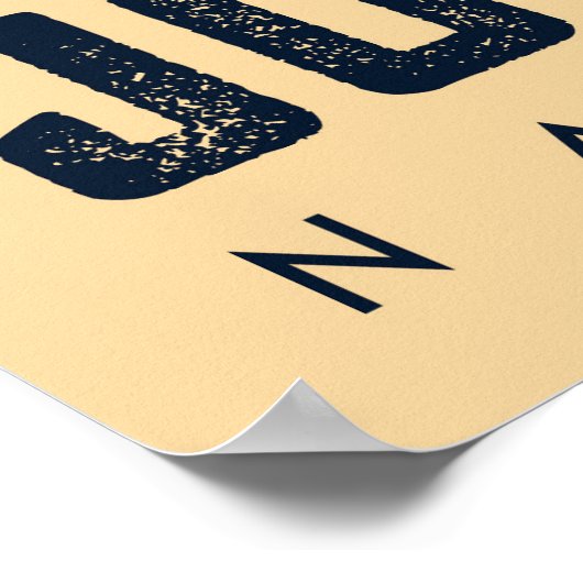 Woestijnoase: Joshua Tree National Park Poster (Hoek)