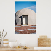 woestijnobservatorium poster (Keuken)