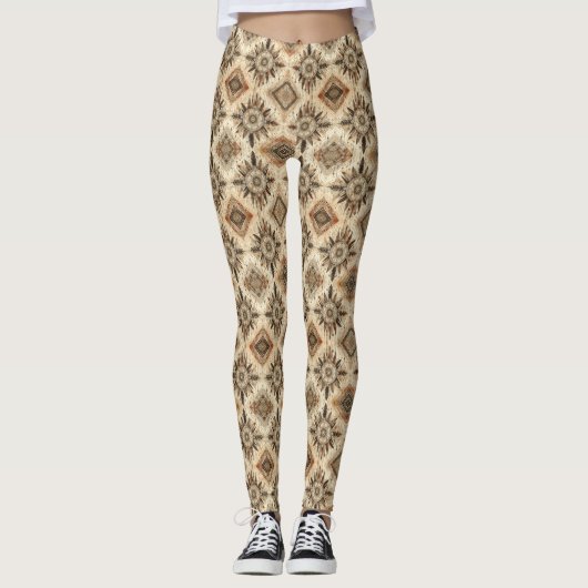 Woestijnontwerpen Leggings (Voorkant)