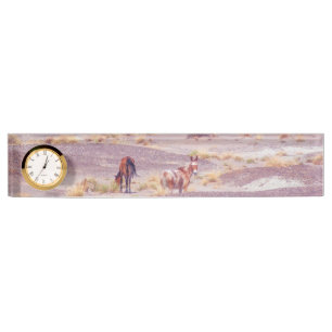 Woestijnpaarden P8639 Naambordje