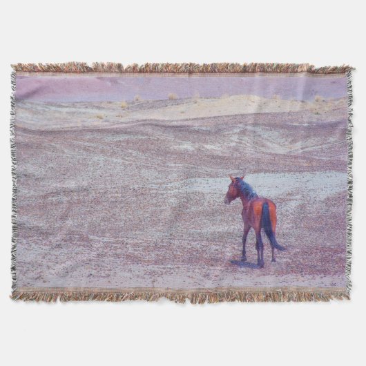 Woestijnpaarden P8640 Deken (Voorkant)