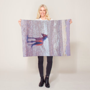 Woestijnpaarden P8640 Fleece Deken