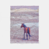 Woestijnpaarden P8640 Fleece Deken (Voorkant)