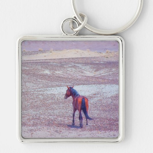 Woestijnpaarden P8640 Sleutelhanger (Voorkant)