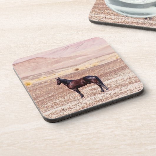 Woestijnpaarden P8664 Bier Onderzetter (Linkerzijde)