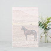 Woestijnpaarden P8664 Briefpapier (Staand voorkant)
