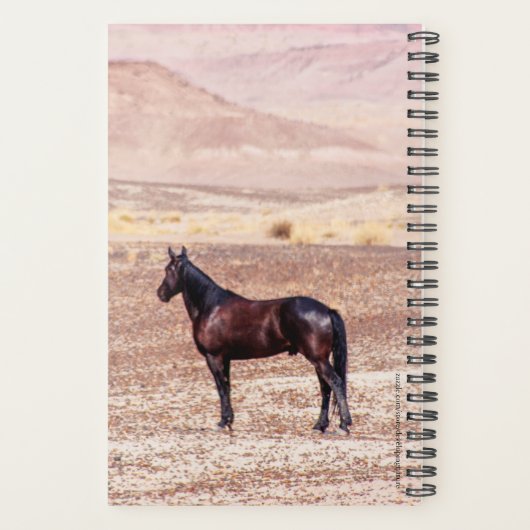 Woestijnpaarden P8664 Planner (Achterkant)