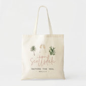 Woestijnpalm & Cactus Bachelorette-feest Tote Bag (Voorkant)