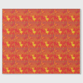 Woestijnpalmbomen zonsondergang cadeaupapier (Vlak)