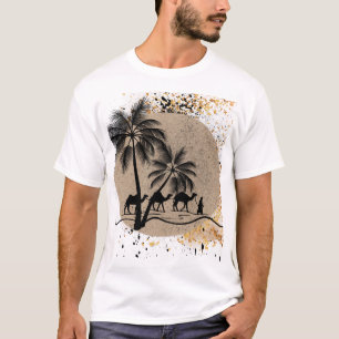 Woestijnpalmen en Kamelen T-shirt