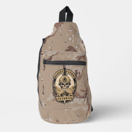 Woestijnpatrouille-veteraan Tactisch embleem Sling Bag