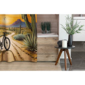 Woestijnrat, aanpasbaar douchegordijn