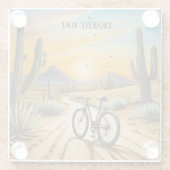 Woestijnrat, aanpasbaar glazen onderzetter (Achterkant)