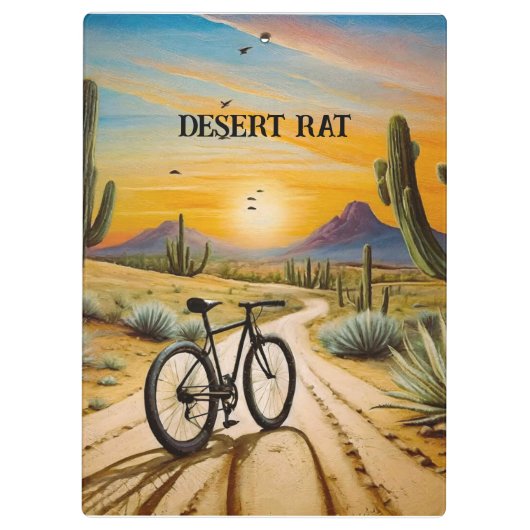 Woestijnrat, aanpasbaar klembord (Achterkant)