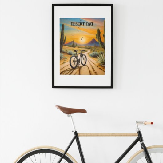 Woestijnrat, aanpasbaar poster