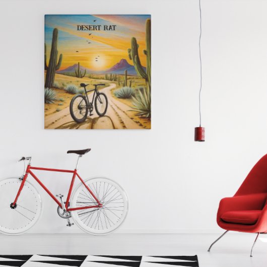 Woestijnrat, aanpasbaar poster