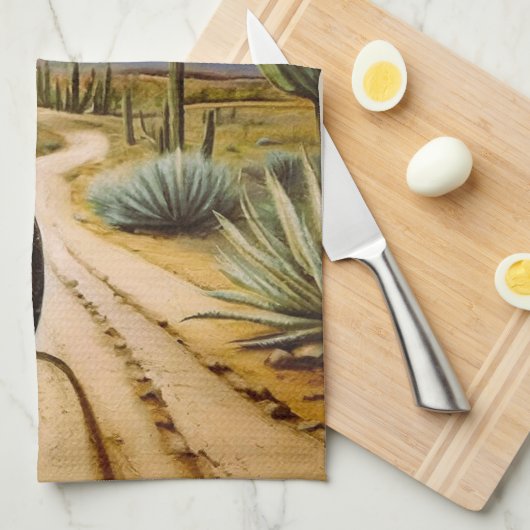 Woestijnrat, aanpasbaar theedoek (Quarter Fold)