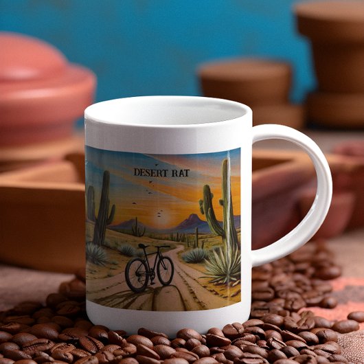 Woestijnrat, aanpasbaar tweekleurige koffiemok