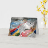 WOESTIJNRAT die het binnenlandse art. van het Kaart (Gele Bloem)