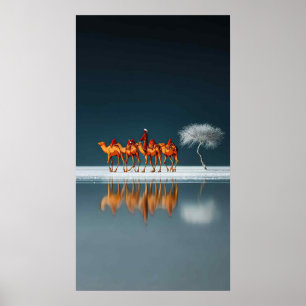 Woestijnreflecties Poster