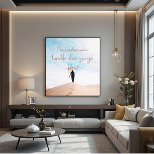 Woestijnreflecties Poster